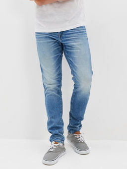 American Eagle - Men Blue AirFlex+ Athletic Skinny Jeans