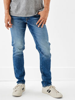 American Eagle - Men Blue AirFlex+ Athletic Skinny Jeans