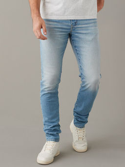 American Eagle - Men Blue AirFlex+ Athletic Skinny Jeans