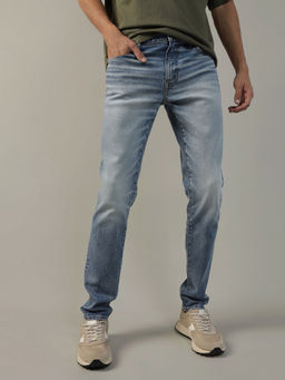 American Eagle - Men Blue AirFlex+ Athletic Skinny Jeans