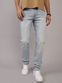 American Eagle - Men Blue AirFlex+ Athletic Skinny Jeans