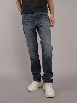 American Eagle - Men Navy AirFlex+ Slim Straight Jeans