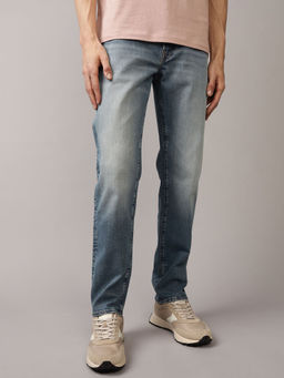 American Eagle - Men Blue AirFlex+ Slim Straight Jeans