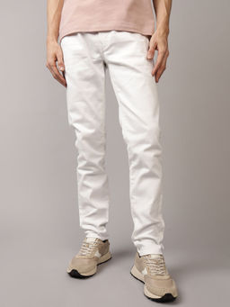 American Eagle - Men White AirFlex+ Athletic Skinny Jeans