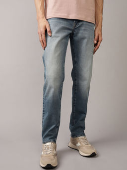 American Eagle - Men Blue AirFlex+ Slim Straight Jeans