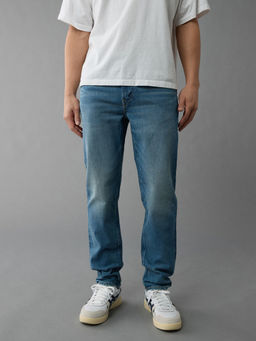 American Eagle - Men Blue EasyFlex Slim Straight Jeans