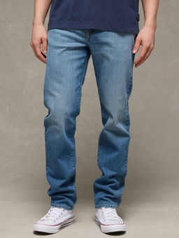 American Eagle - Men Blue AirFlex+ Slim Straight Jeans