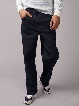 American Eagle - Men Navy EasyFlex Baggy Jeans