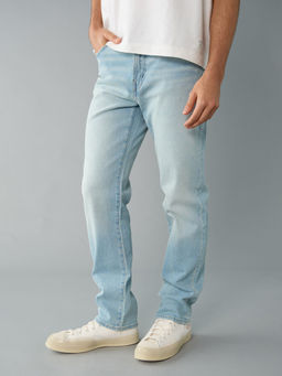 American Eagle - Men Blue AirFlex+ Slim Straight Jeans