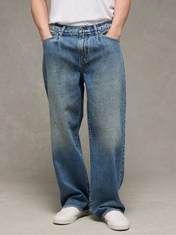 American Eagle - Men Blue Baggy Jeans