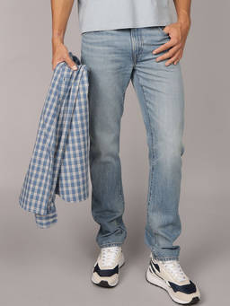 American Eagle - Men Blue Slim Straight Jeans