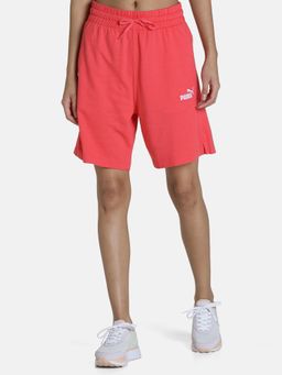 Puma - High Waist 7" Women Pink Shorts