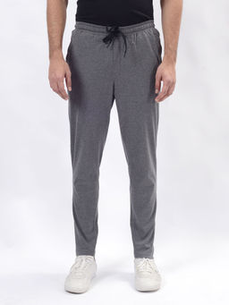 JadeBlue - Men Grey Solid Trackpant