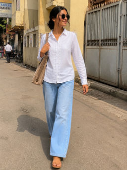 Gharana India - Saheba White Chikankari Shirt