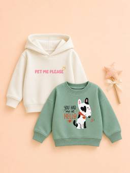 Kidbea - Unisex Kids Cotton Winter Hoodie and Sweatshirt