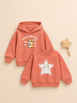Kidbea - Winter Unisex Kids Cotton Hoodie and Sweatshirt