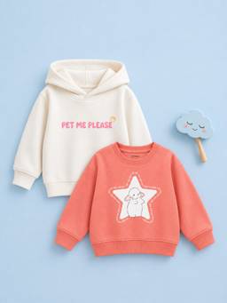 Kidbea - Unisex Kids Cotton Regular Hoodie and Sweatshirt