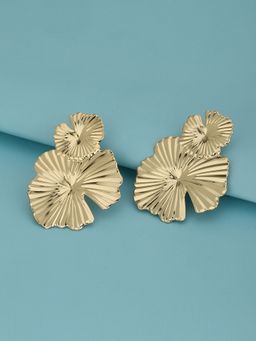 Carlton London - Gold Plated Stylish Drop Earrings for Women