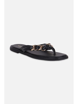 Allen Solly - Women Black Casual Flat Sandals