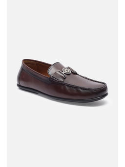 Louis Philippe - Men Brown Slip On Loafers