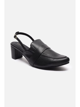 Van Heusen - Women Black Block Heel Sandals