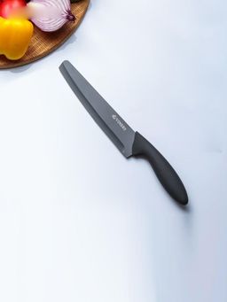 Viners - Assure 8” Stainless Steel Chef Soft Grip Handle Safety Kitchen Knife, Black