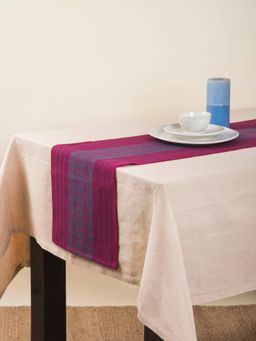 Fabindia - Fuschia Mirania Cotton Woven Runner