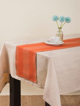 Fabindia - Rust Cotton Woven Runner