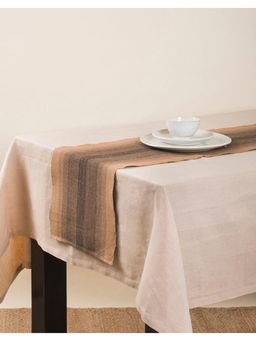 Fabindia - Beige Black Amir Cotton Woven Runner