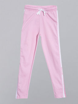 3PIN - Pink Solid Colour Full Length Girls Lounge Pants