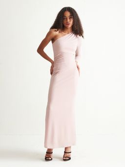 Cover Story - Pink Shimmer Maxi Dress