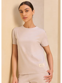 Alonge - Clean Cut Moonlight Beige T-Shirt