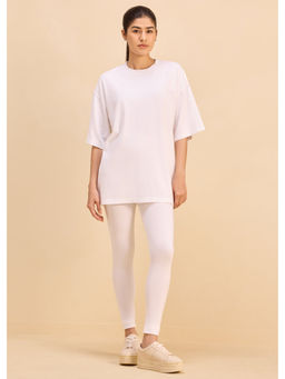 Alonge - Effortless Signature Oversized Everlasting White T-Shirt