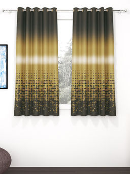 Story@Home - Multi-Color 300 GSM Polyester Blackout Curtain