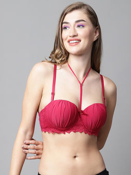 PrettyCat - Push-up Padded Underwired Demi Cup Balconette Bridal Bra