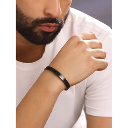 Yellow Chimes - Stainless Steel Kada Bracelet for Men