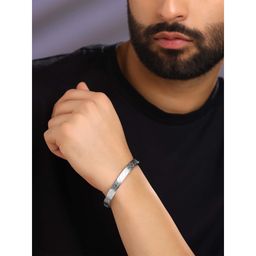 Yellow Chimes - Stainless Steel Kada Bracelet for Men