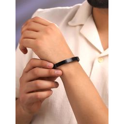 Yellow Chimes - Stainless Steel Kada Bracelet for Men