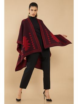Soch - Women Maroon Shrug
