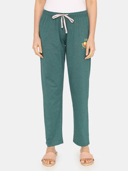Zivame - Rosaline Mystic Town Knit Cotton Pyjama - Botanical Garden