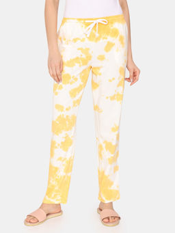 Zivame - Dreamverse Knit Cotton Pyjama - Pale Banana