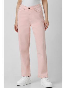 Van Heusen - Women Pink Dark Wash Regular Fit Jeans