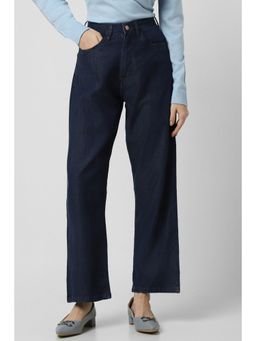 Van Heusen - Women Navy Dark Wash Regular Fit Jeans