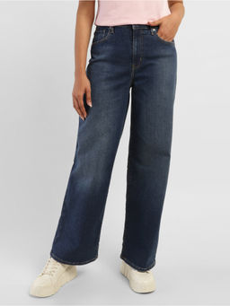 Levi's - Women Blue Wide Leg Fit High Rise Jeans