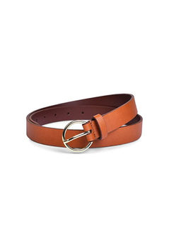 BELWABA - Vegan Leather Tan Womens Belt