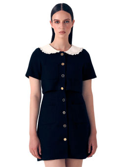 VERO MODA - Black Textured Mini Dress