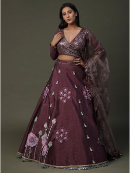 Arpita Sulakshana - Catawba Lehenga (Set of 3)