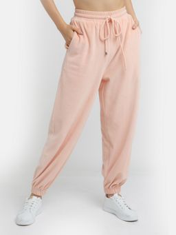 Zink London - Womens Pink Solid Jogger