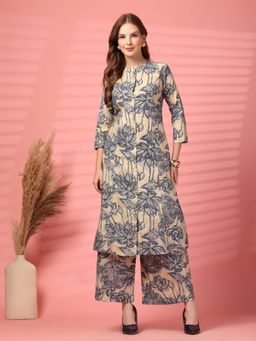 COTLAND FASHION - Floral Printed Cotton Co-Ord Set for Women