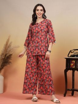 COTLAND FASHION - Floral Printed Cotton Co-Ord Set for Women